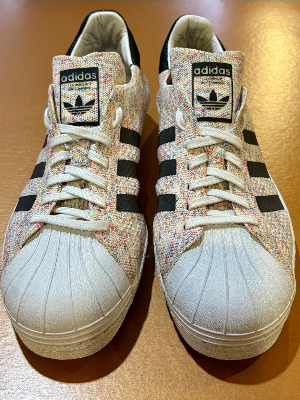 Adidas Superstar 80s Primeknit Multicolor Shoes Men’s 11 S75845